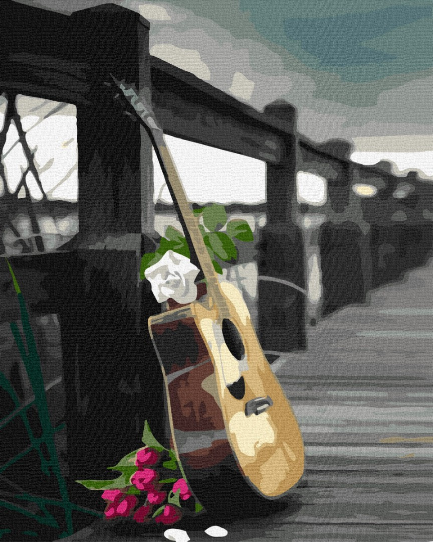 Картина за номерами BrushMe "Гітара романтика" 40х50см GX32548