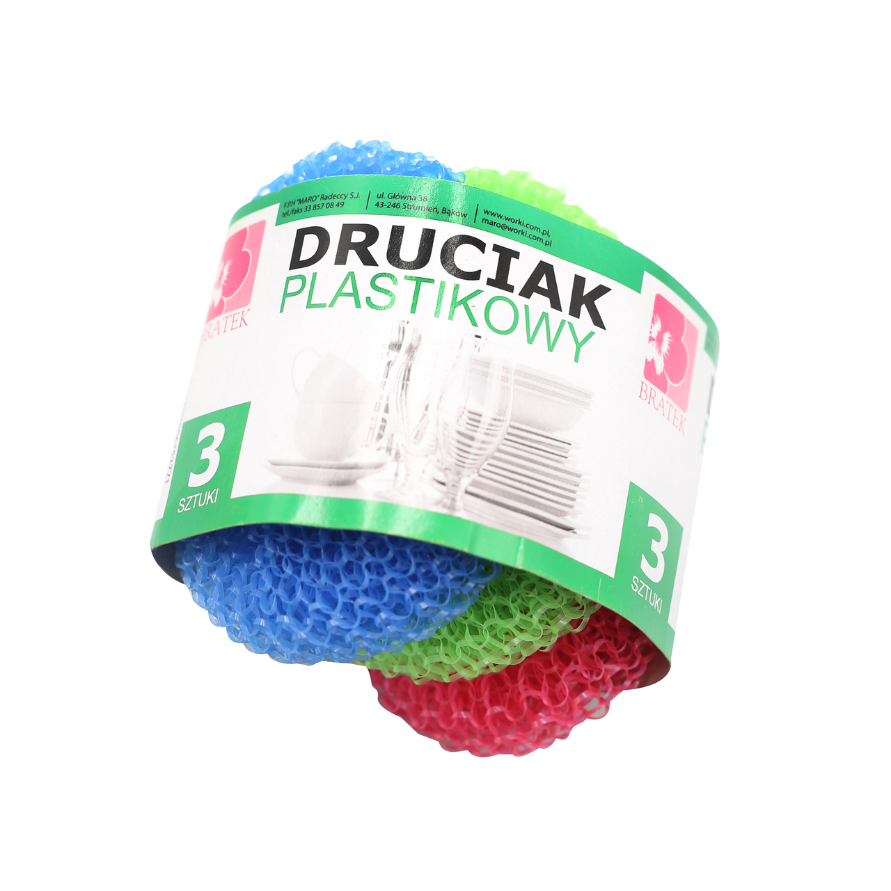 Шкребок пластиковий Bratek 3 шт