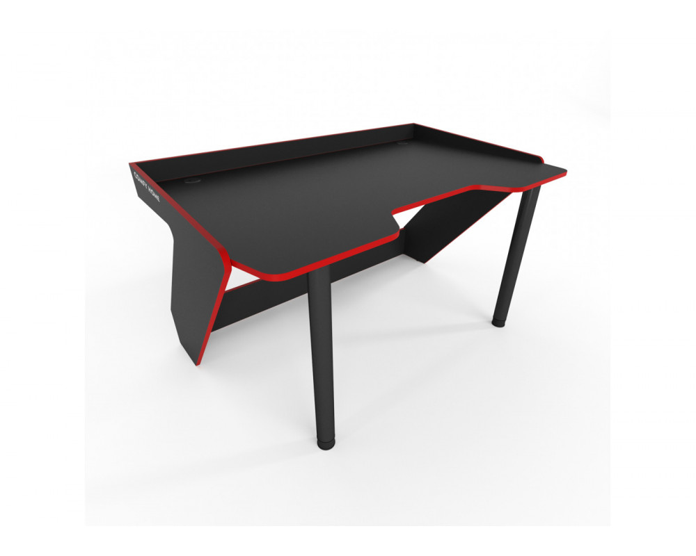 Геймерский игровой стол Comfy Home Kronika черный+красный