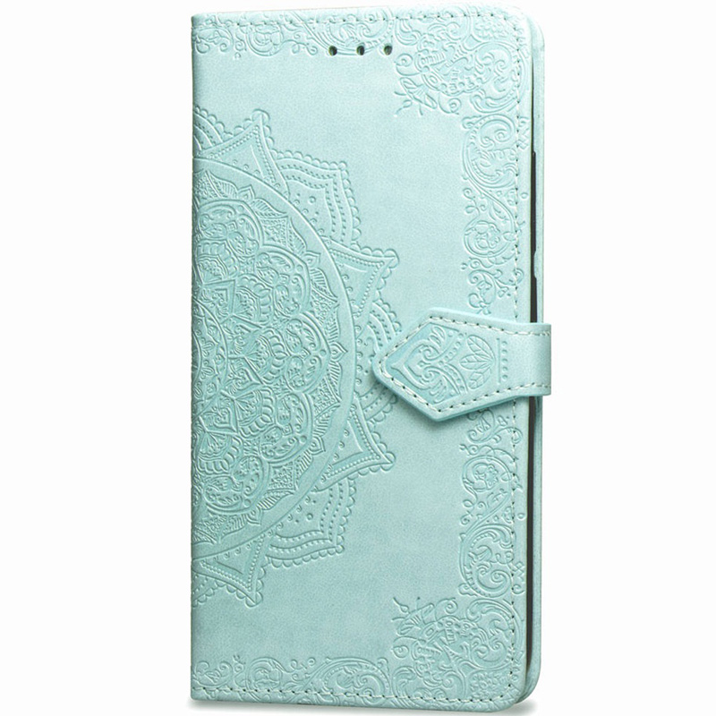 Кожаный чехол-книжка Epik Art Case с визитницей для Xiaomi Redmi K20 / K20 Pro / Mi9T / Mi9T Pro Бирюзовый (717959)