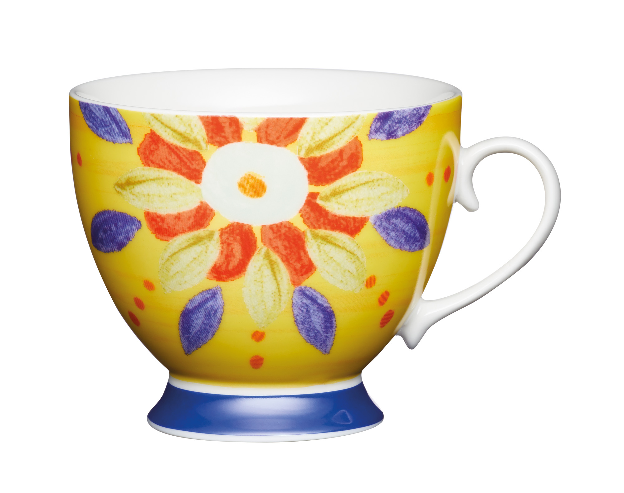Чашка фарфоровая KitchenCraft Марокканский узор 400 мл Разноцветный (775214)