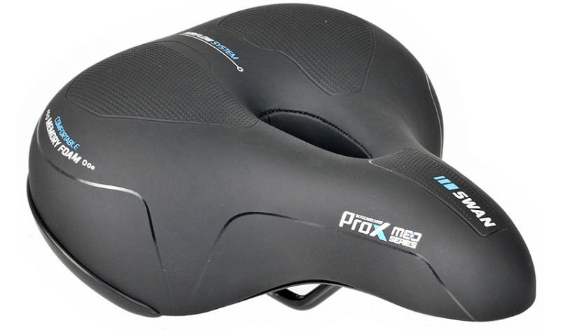 Сідло ProX Swan Med Memory Foam Reflex Чорний (C-SI-0332)