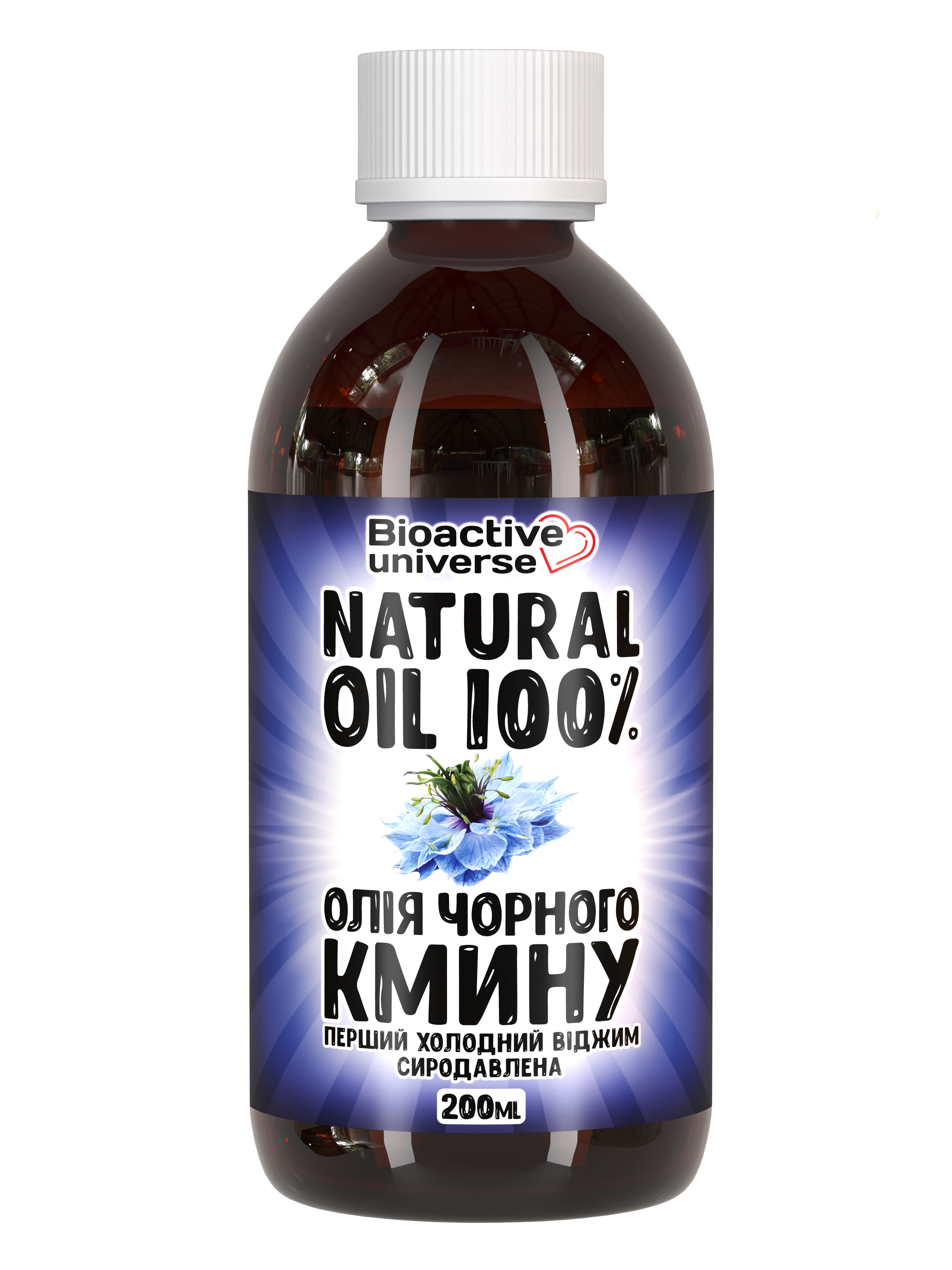Масло черного тмина Bioactive universe Премиум 200 мл (hub_ovrne1)