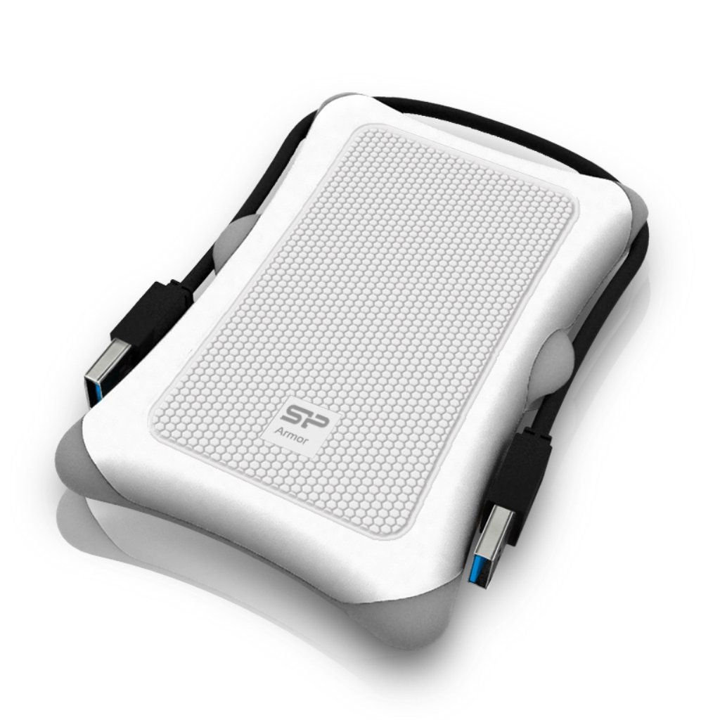 Жорсткий диск Silicon Power Armor A30 500GB SP500GBPHDA30S3W 2.5 USB 3.0 External White (F00172130)