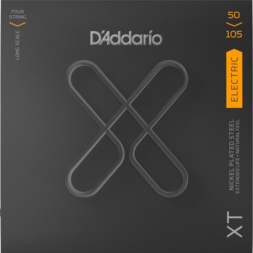 Струни для бас-гітари D'Addario XTB50105 XT Bass Medium 50/105