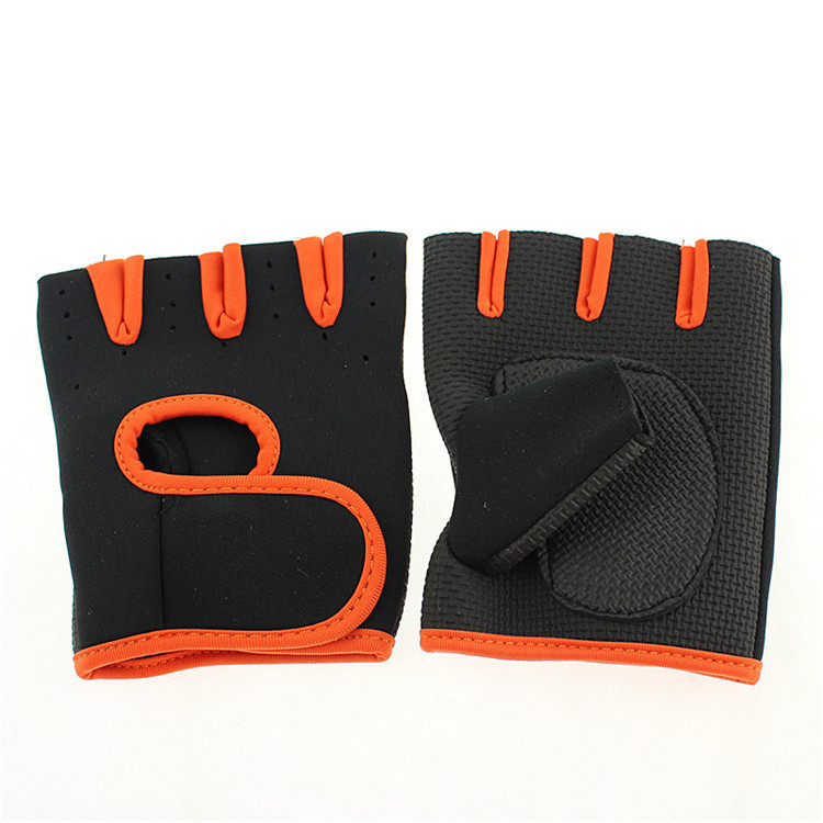 Перчатки для фитнеса OUHQSVGOIYG L Черно-оранжевый (gab_krp100RLAw51122)