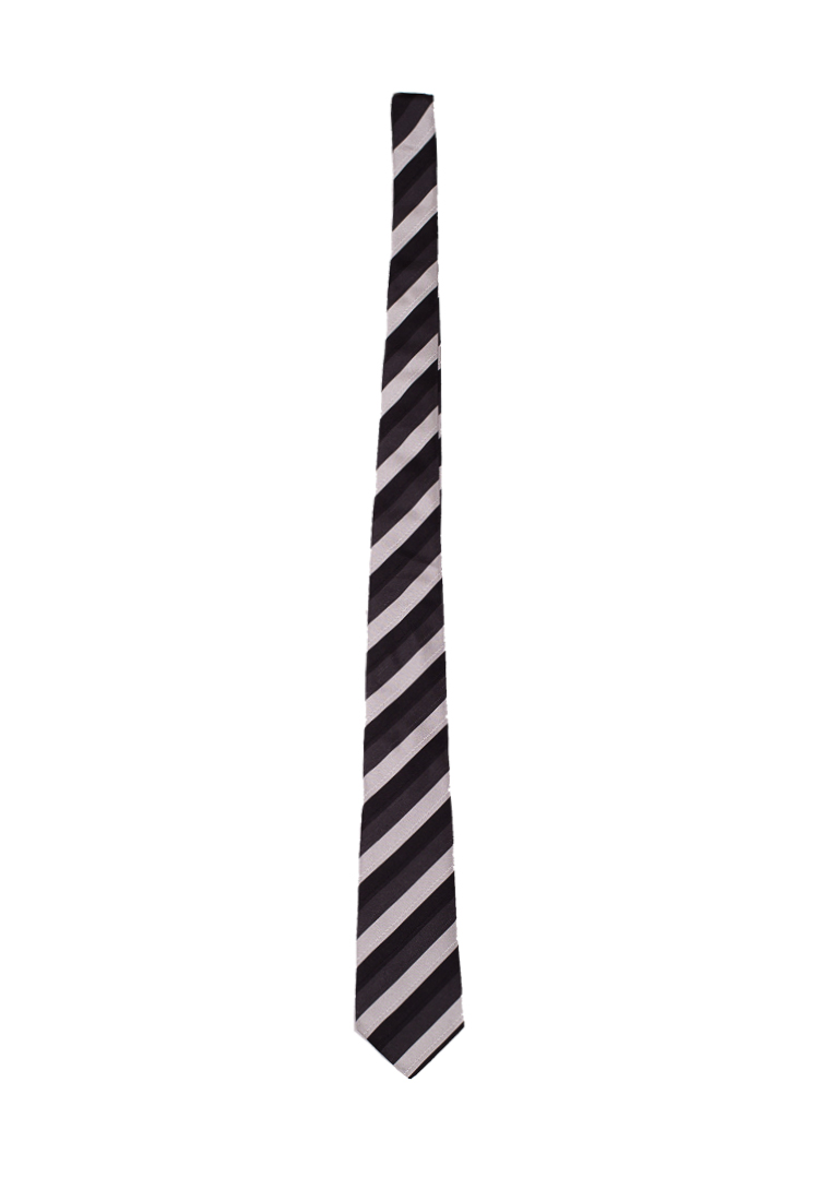 Краватка Moschino 55001 Чорно-сірий (2900056554015)