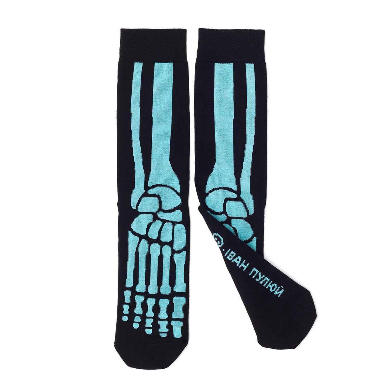 Шкарпетки жіночі Dodo Socks X-ray 36-38 Чорні (009716)