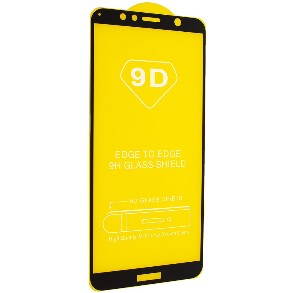 Захисне скло 9D Glass 0.20 mm Full Glue для Huawei Y6 Prime 2018 ATU-L31/Y6 2018 ATU-L21 Black (00007809)