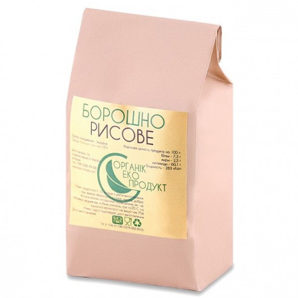 Рисове борошно натуральне Органік Еко-Продукт 500 г