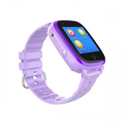 Детские Смарт Часы Baby Smart Watch Df33Z С Видеозвонком 4G Фиолетовые