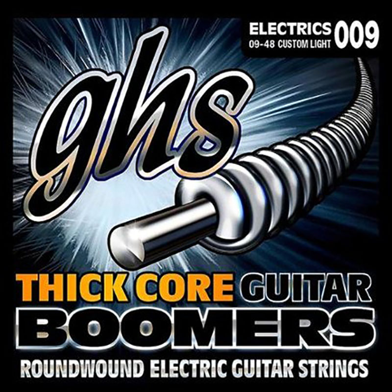 Струны для электрогитары GHS HC-GBCL Thick Core Boomers Custom Light Electric Guitar Strings 9/48