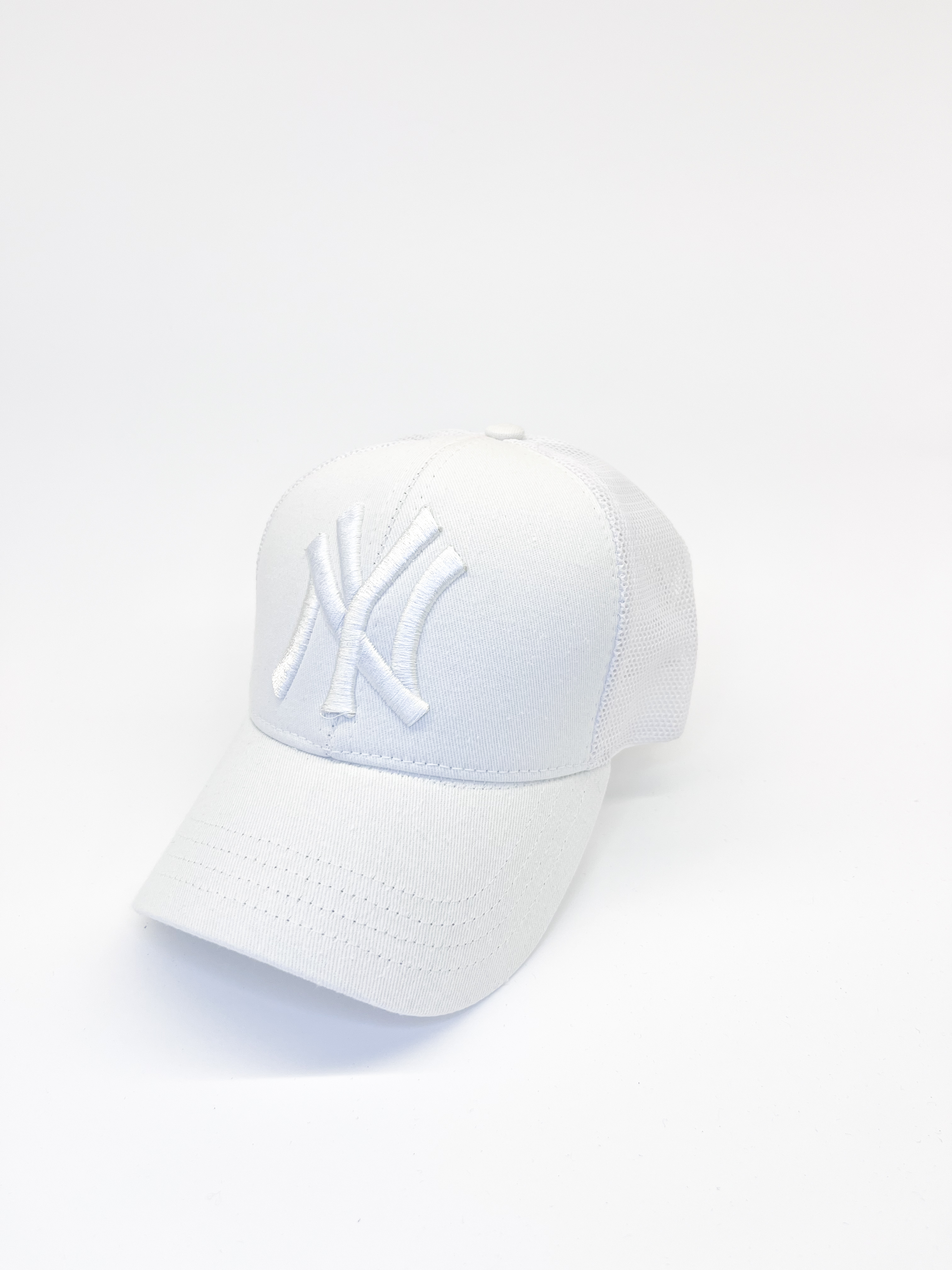 Бейсболка унісекс No Brand NY One Size Білий (0031-88-17)