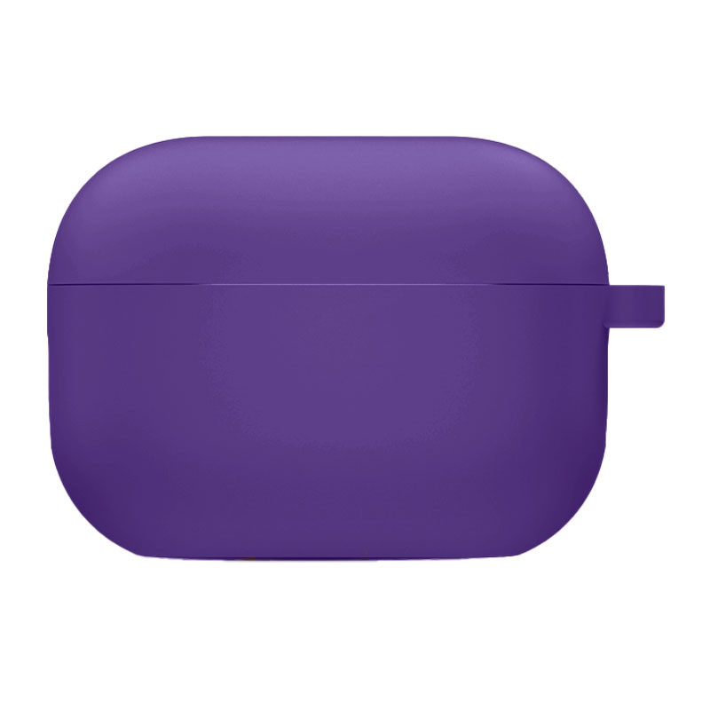 Силиконовый футляр Epik с микрофиброй для наушников Airpods Pro Фиолетовый / Ultra Violet 1064846