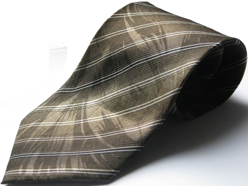 Шовкова краватка стандартна Schönau - 132 Коричнева