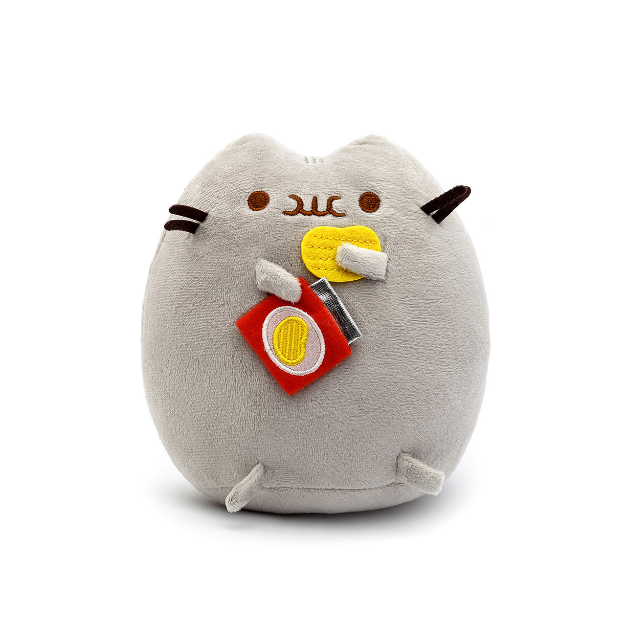 М'яка іграшка Pusheen cat VOLRO з чіпсами Gray (vol-69)