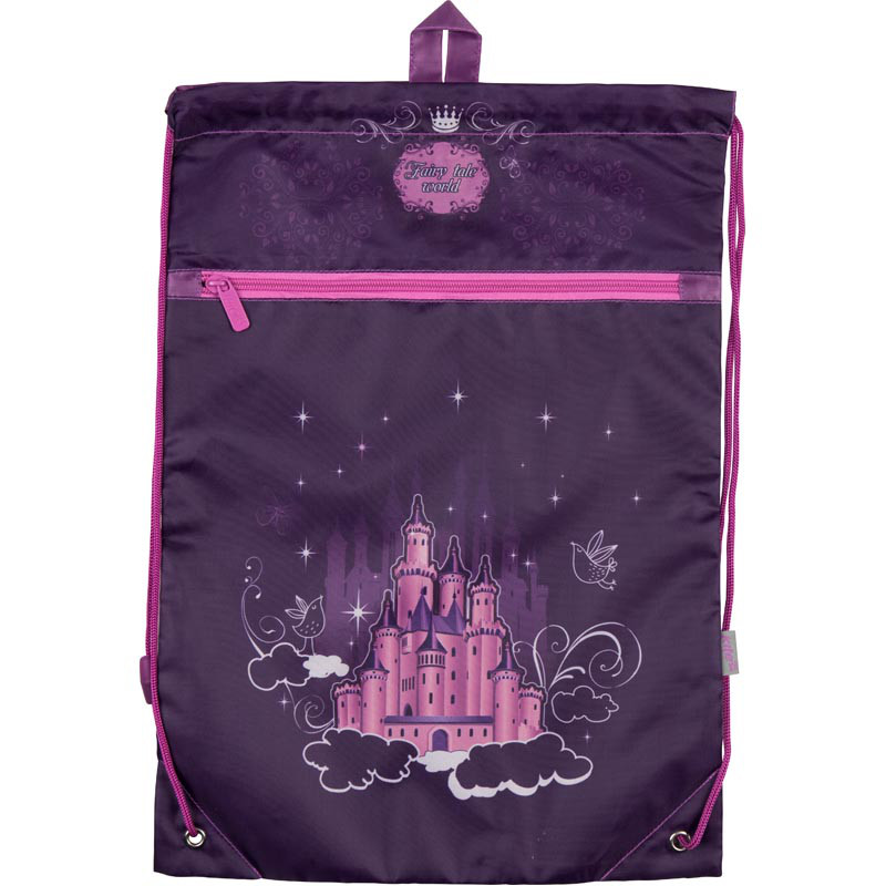 Сумка для взуття з кишенею Kite Fairy tale Бузковий (K18-601M-2)