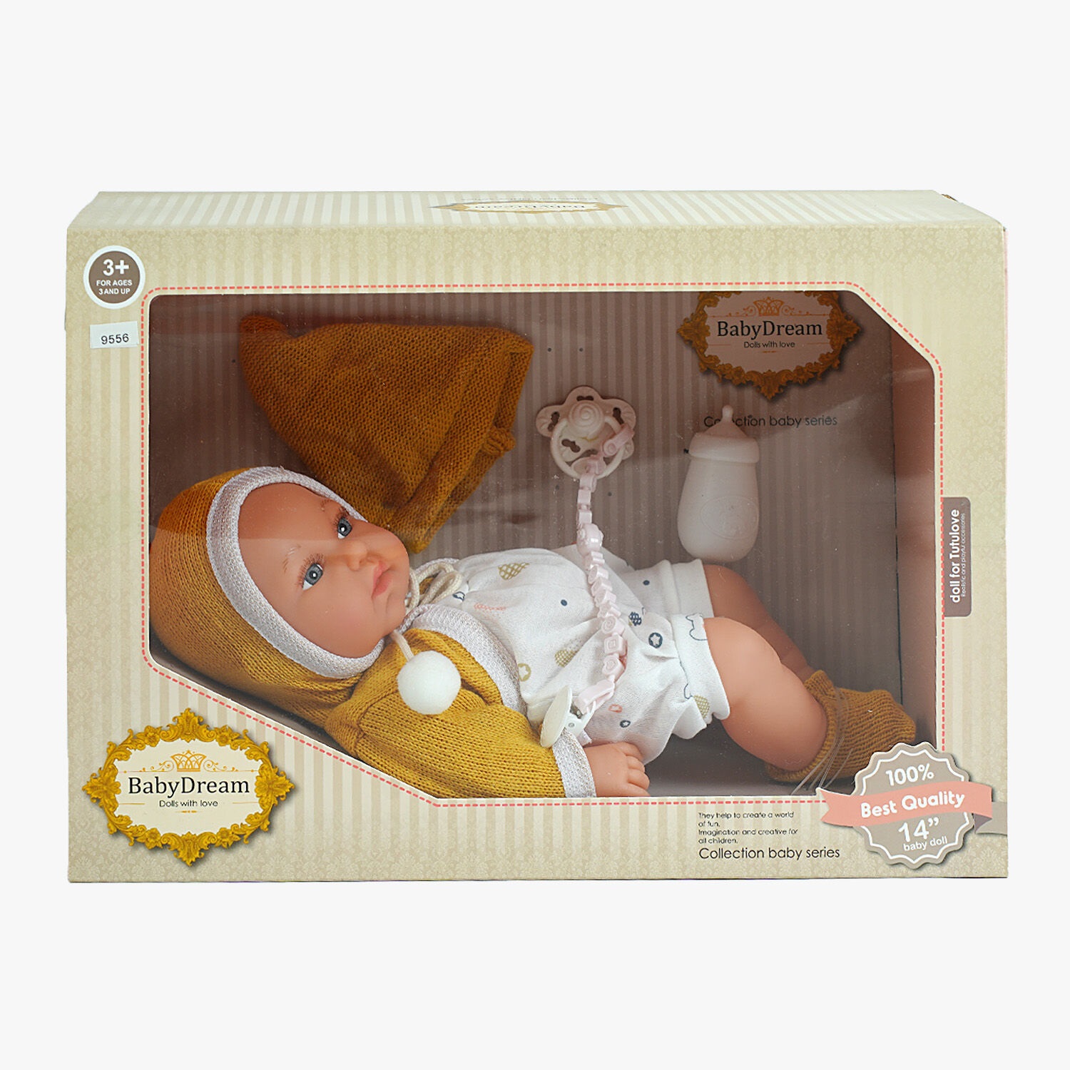 Пупс Yufeng Baby Dream 36 см Разноцветный (142130)