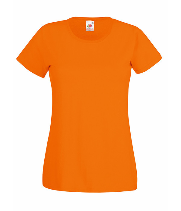 Женская футболка Fruit of the Loom XS Оранжевый (D061424044XS)