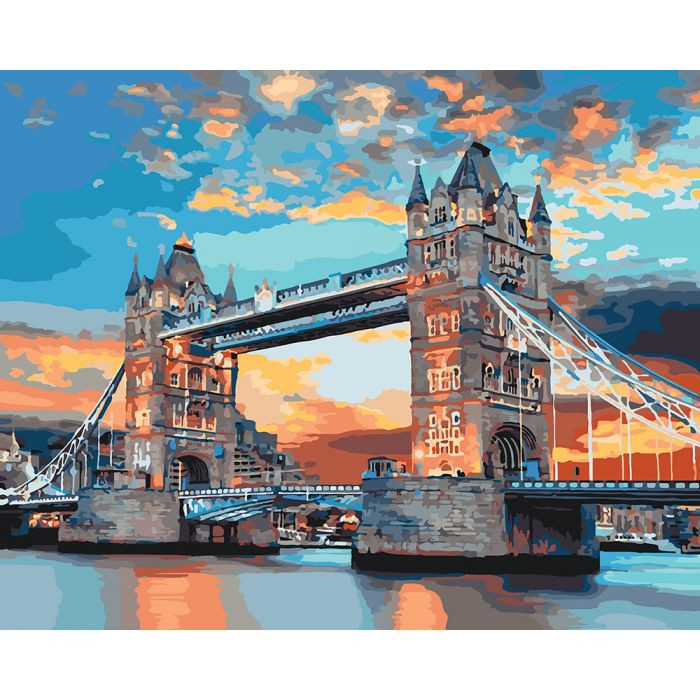 Картина по номерам Идейка "Лондонский мост" 40х50см КНО3515