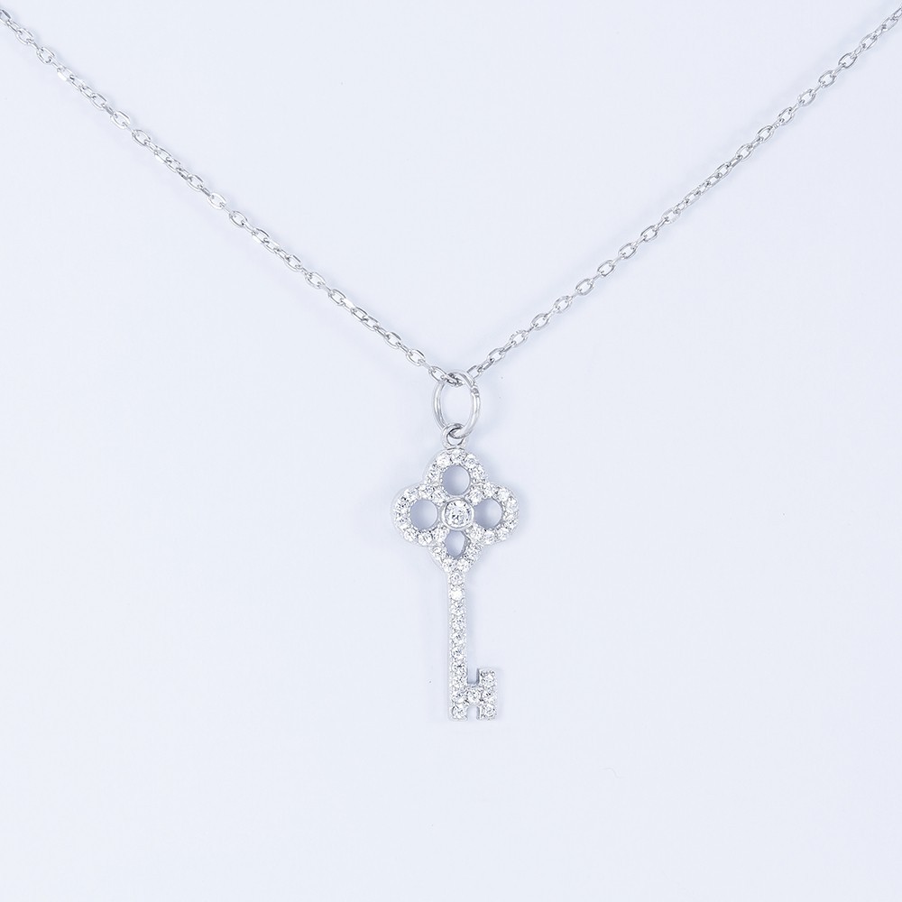Колье серебрянное Infini родированное kl2cr-48 40+5 см