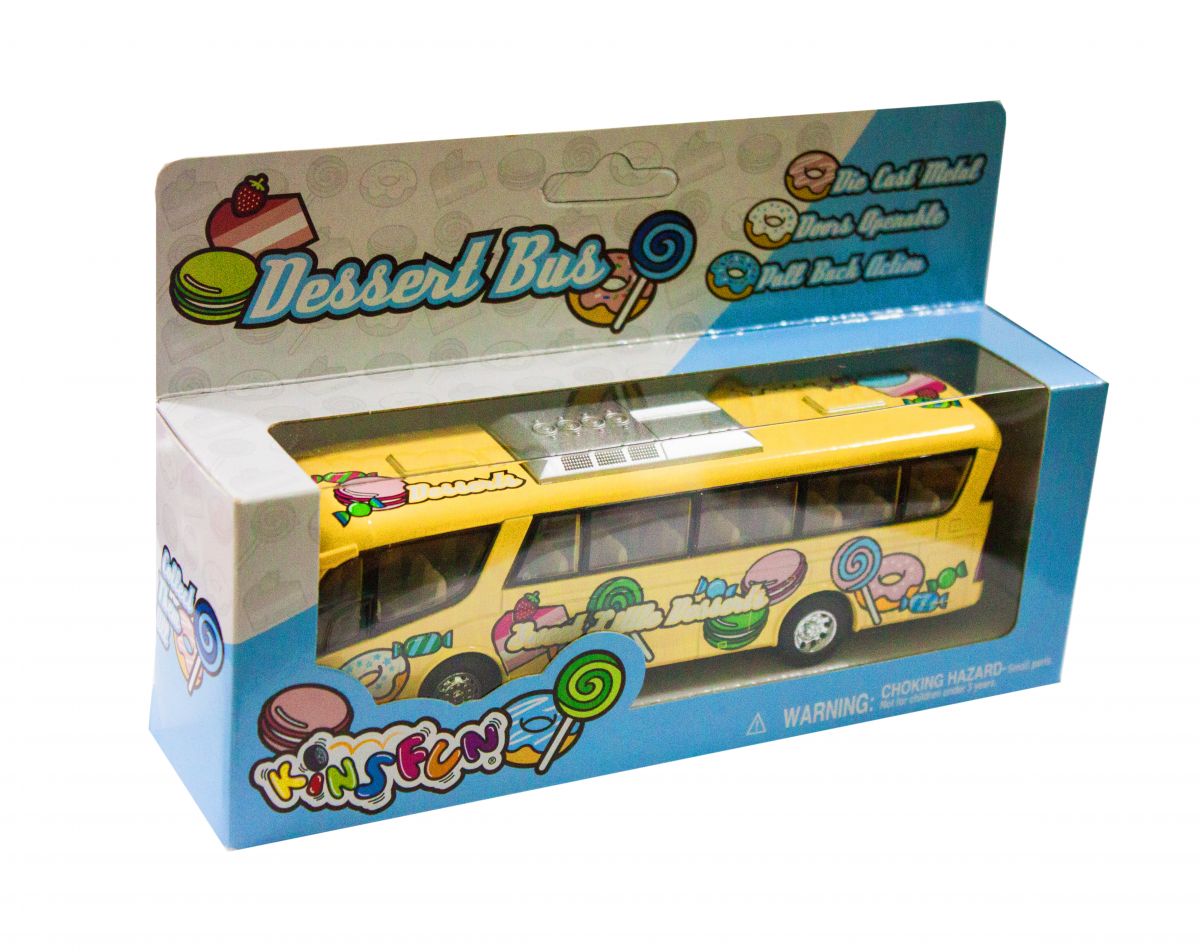 Машинка KINSFUN Автобус Желтый (KS7103W)