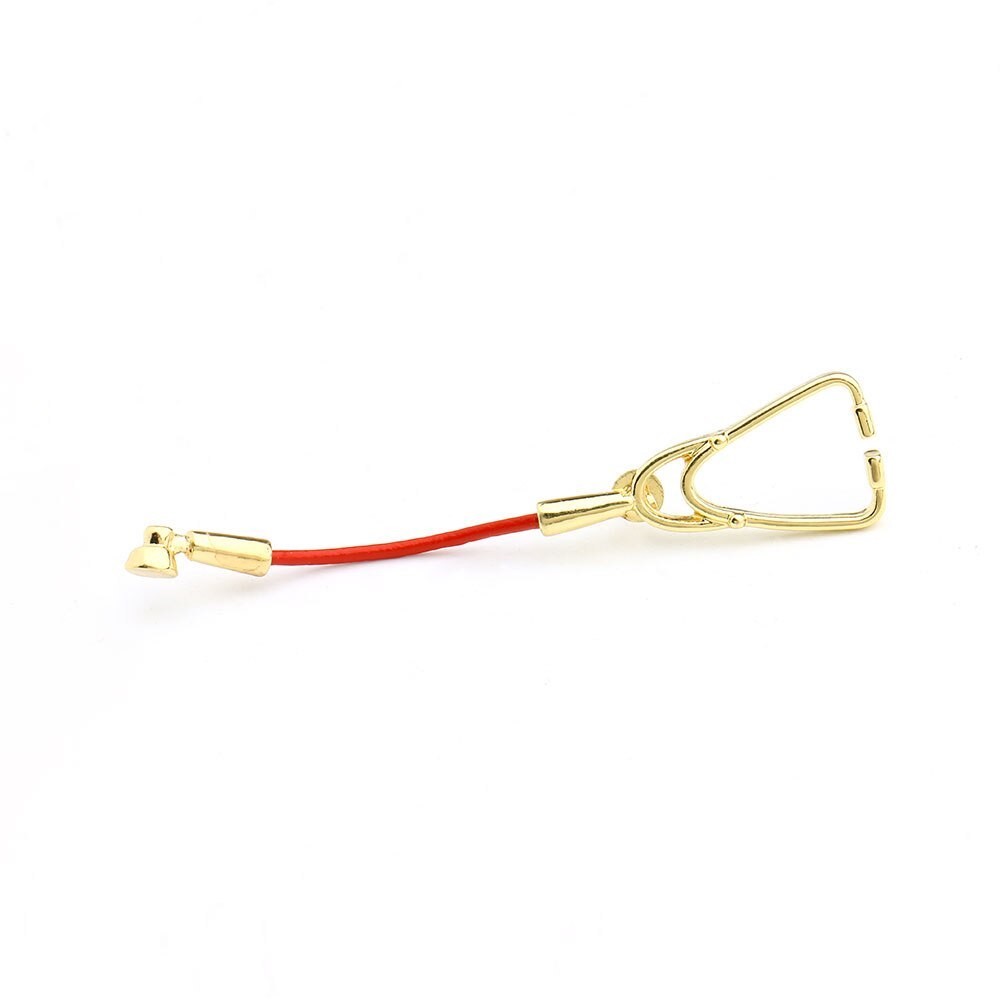 Значок BROCHE Фонендоскоп гибкий красный BRGV112338