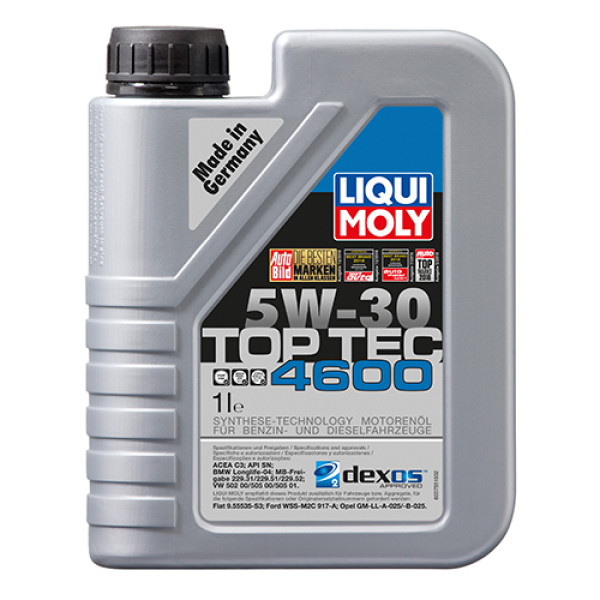Синтетическое моторное масло Liqui Moly Top Tec 4600 5W-30 1 л