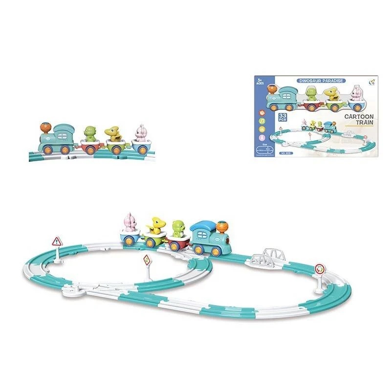Железная дорога Yufeng Cartoon Train 33 элемента Разноцветный (159242)