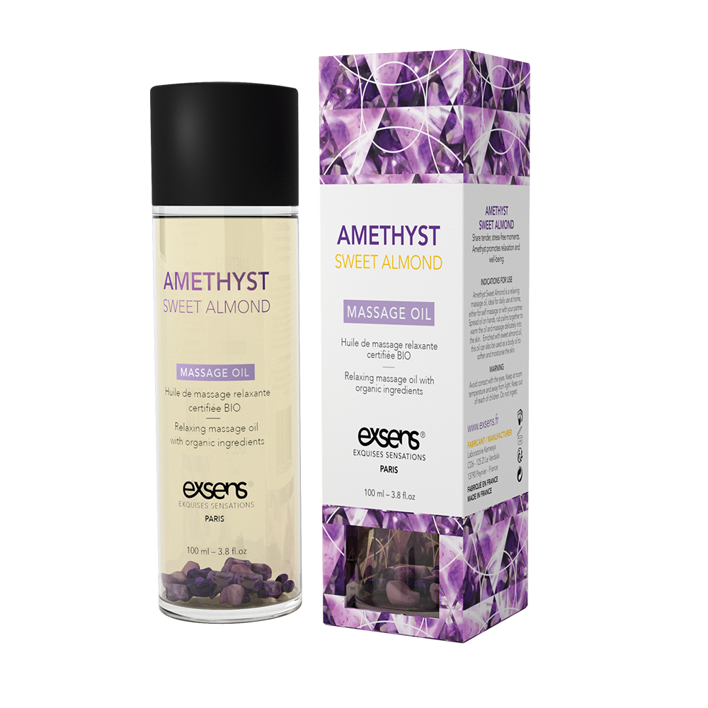 Массажное масло Exsens Amethyst Sweet Almond расслабляющее 100 мл SO2371