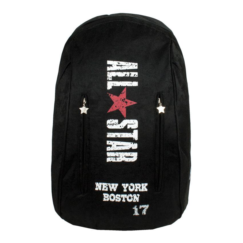 Рюкзак городской Can Vas Все звезды Нью Йорк Бостон All Star New York 17 Boston 47х31х17 см Черный (23382)