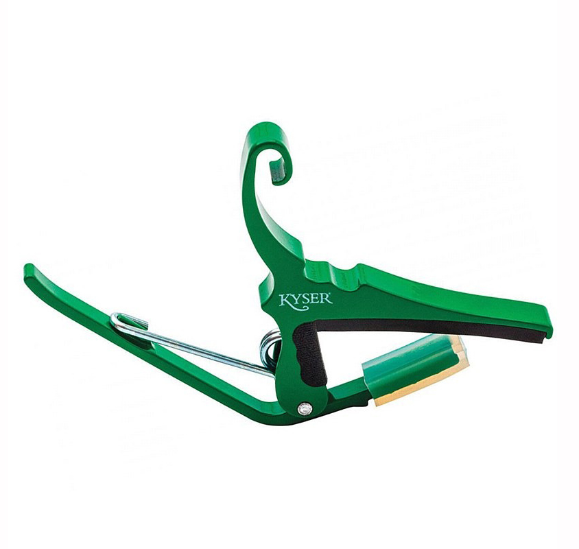 Каподастр Kyser KG6EGA Quick-Change Acoustic Guitar Capo Emerald Green