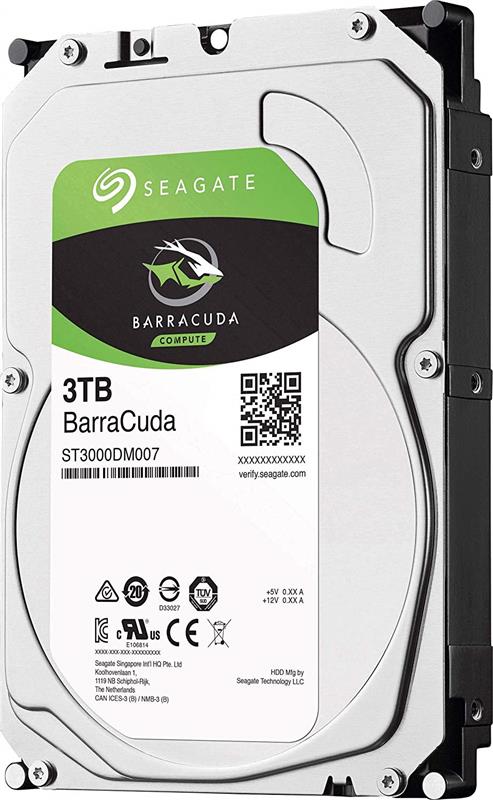 Накопитель HDD SATA 3.0TB Seagate BarraCuda 256MB (ST3000DM007)