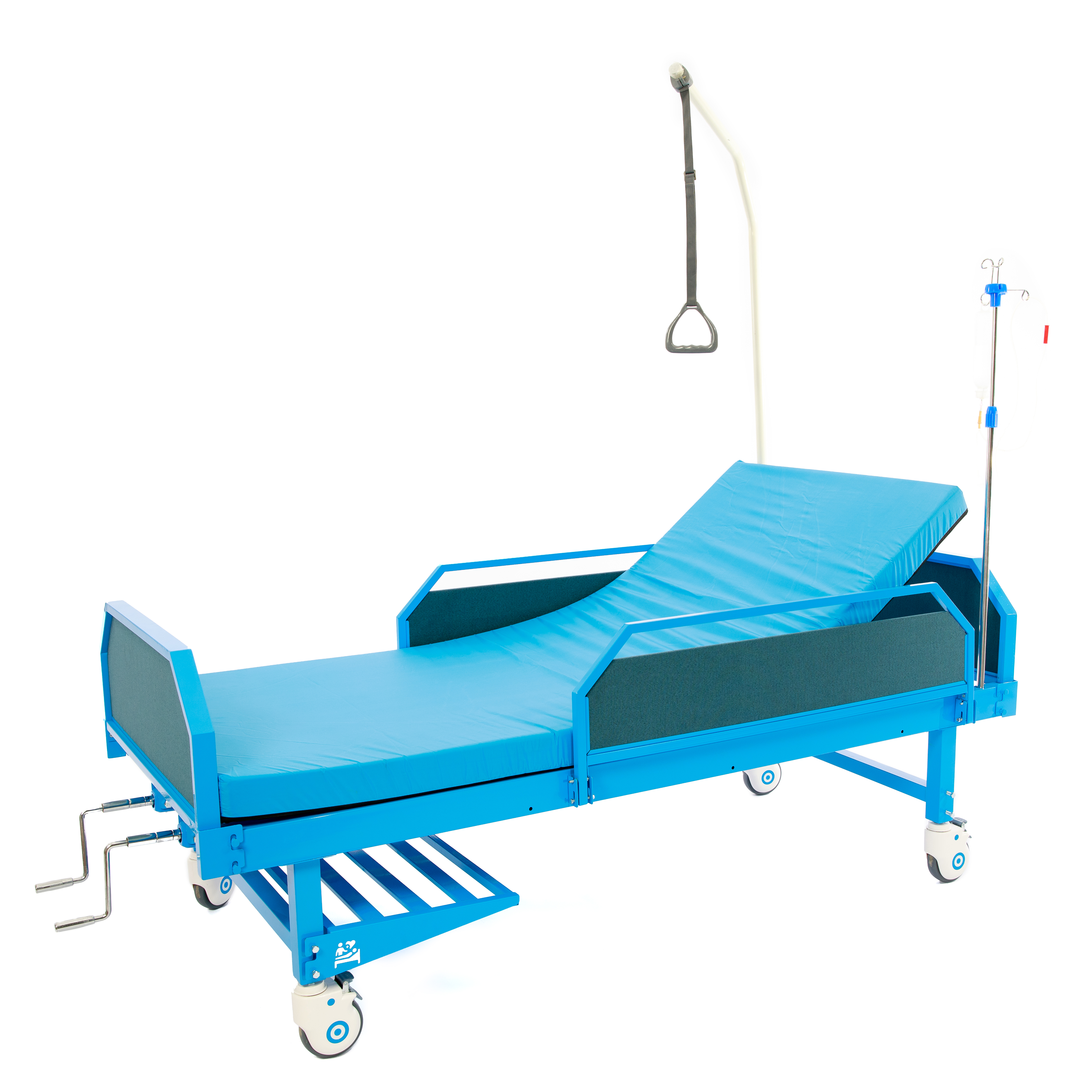 Ліжко для лежачих хворих MED1-C09UA (блакитне)