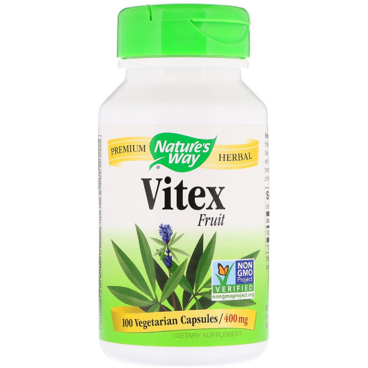 Вітекс Nature's Way Vitex Fruit 400 мг 100 капсул (NWY11750)