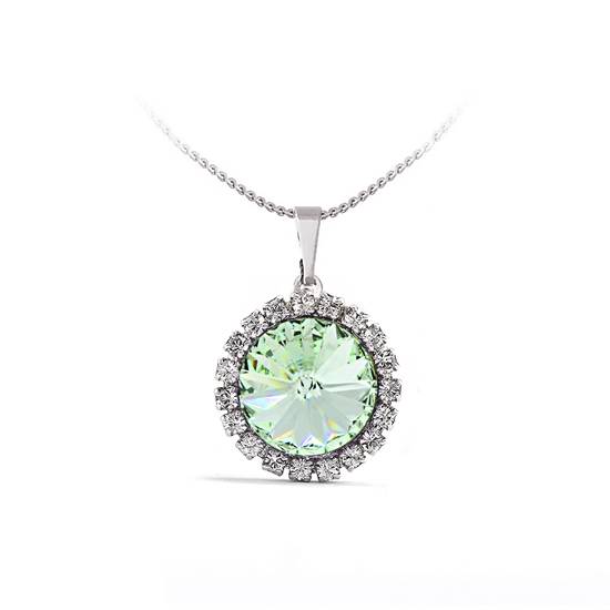 Підвіс з ланцюжком KOBI Rivoli Strass Ø 16 мм зі Swarovski (7430-3090-24-32)