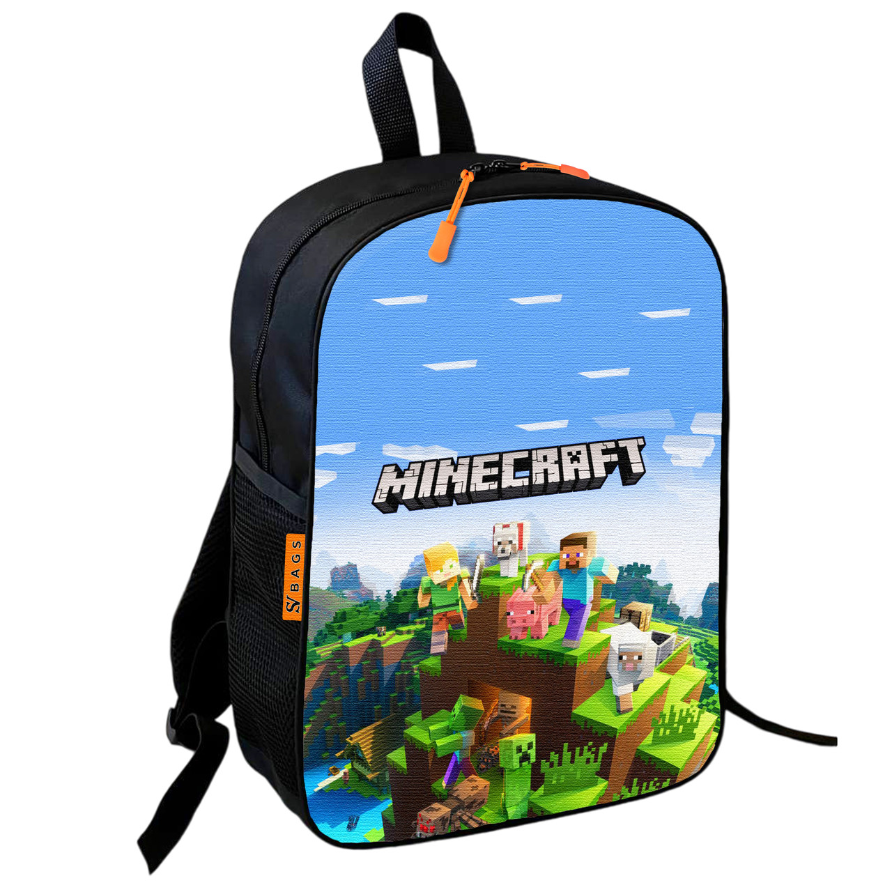 Дитячий шкільний рюкзак Minecraft Кріпер 36х27х13 см — арт. 2386318463