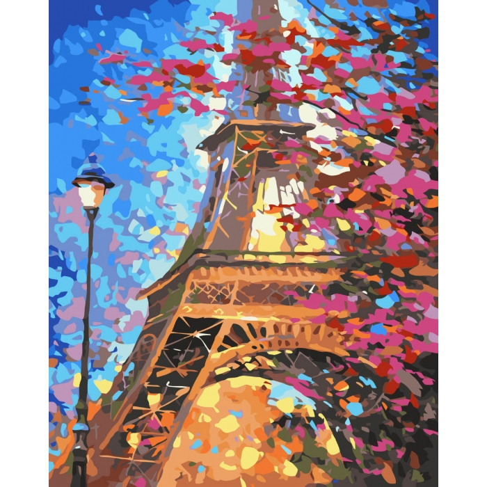 Картина по номерам Идейка Краски Парижа 40х50см KHO2129