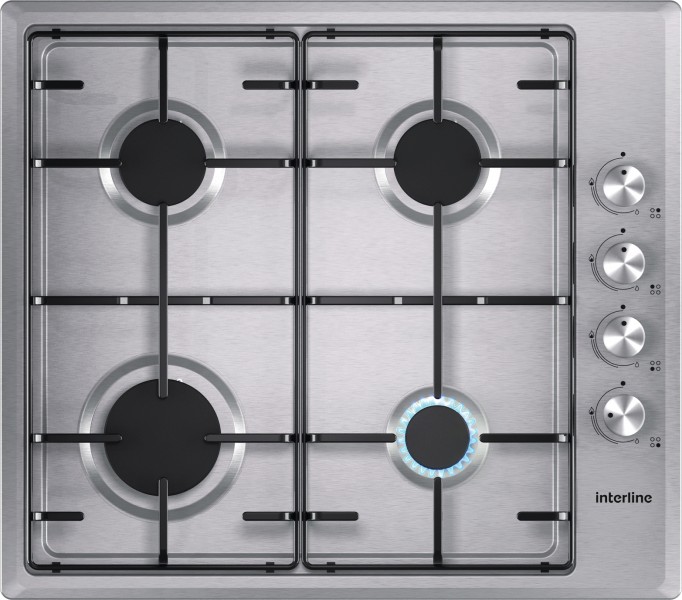 Варильна поверхня газова Interline TK 4300 IX Silver (F00125167)