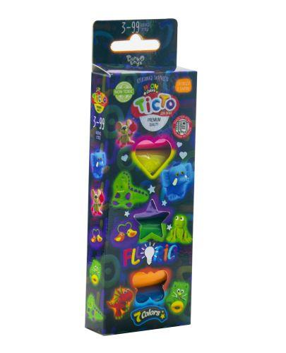 Набор для лепки Danko Toys Fluoric, 7 цветов укр TMD-FL-7-02U