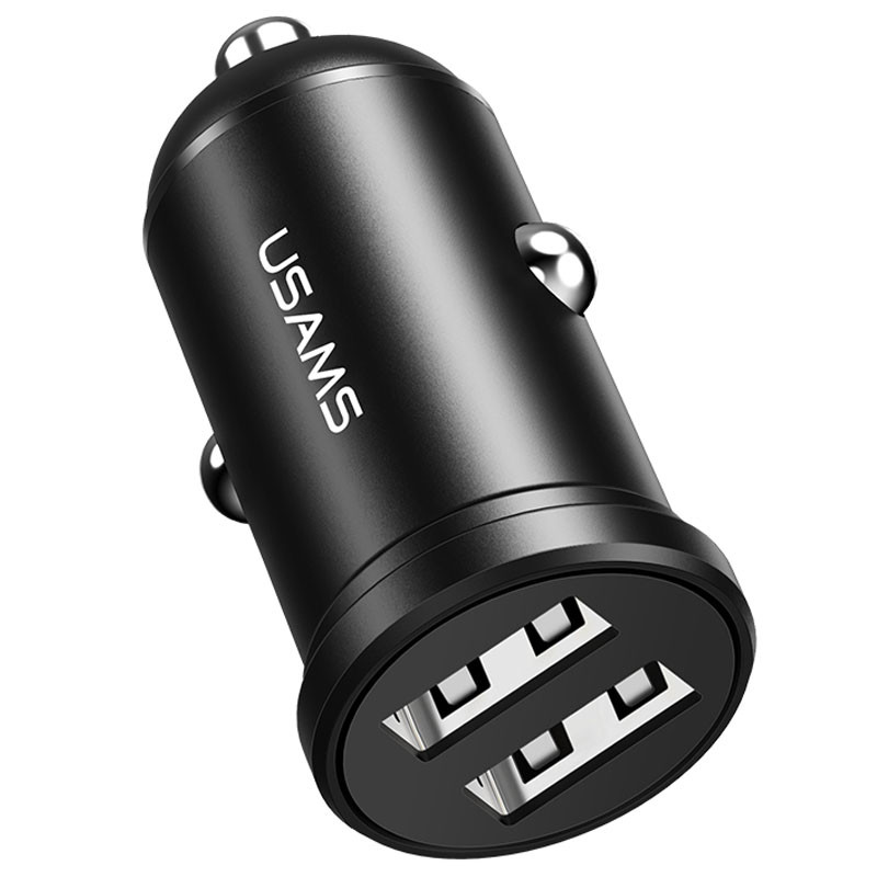 АЗУ USAMS US-CC114 C20 Dual USB Mini (Чорний) 1066708