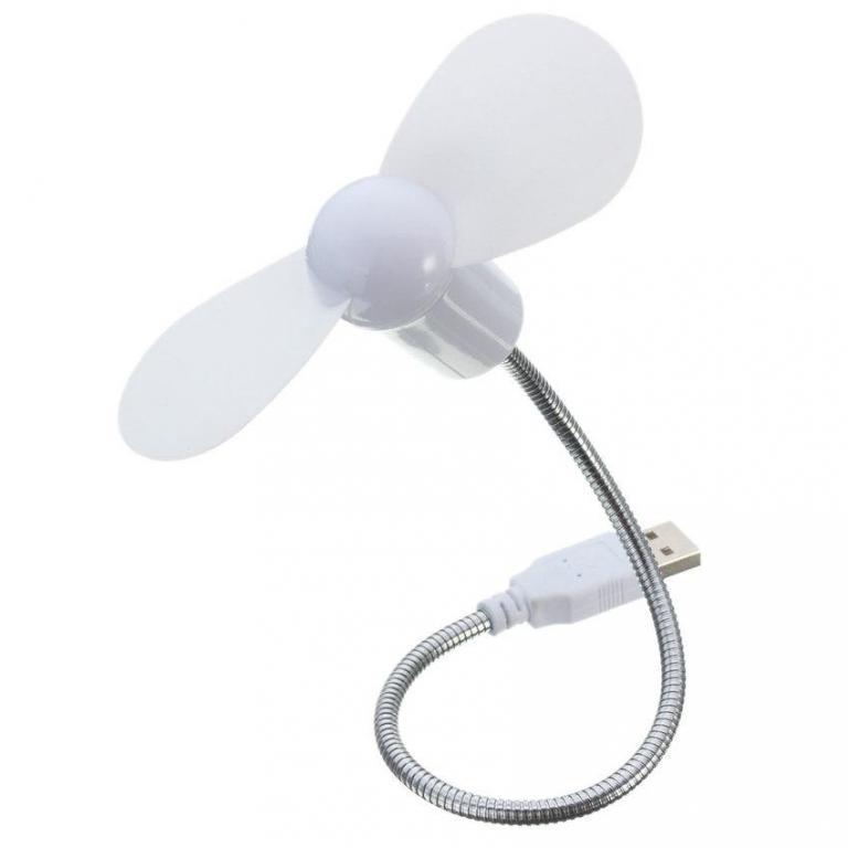 Вентилятор для ноутбука Спартак USB Fan White (005712)