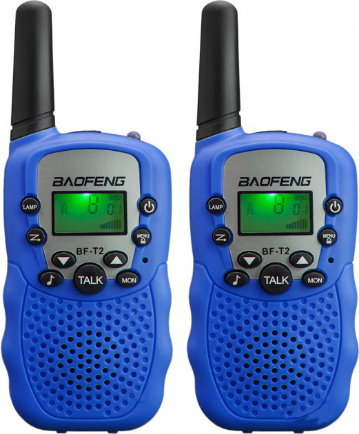 Рація Baofeng MiNi BF-T2 PMR446 2 шт Blue (hub_np2_1496_4)