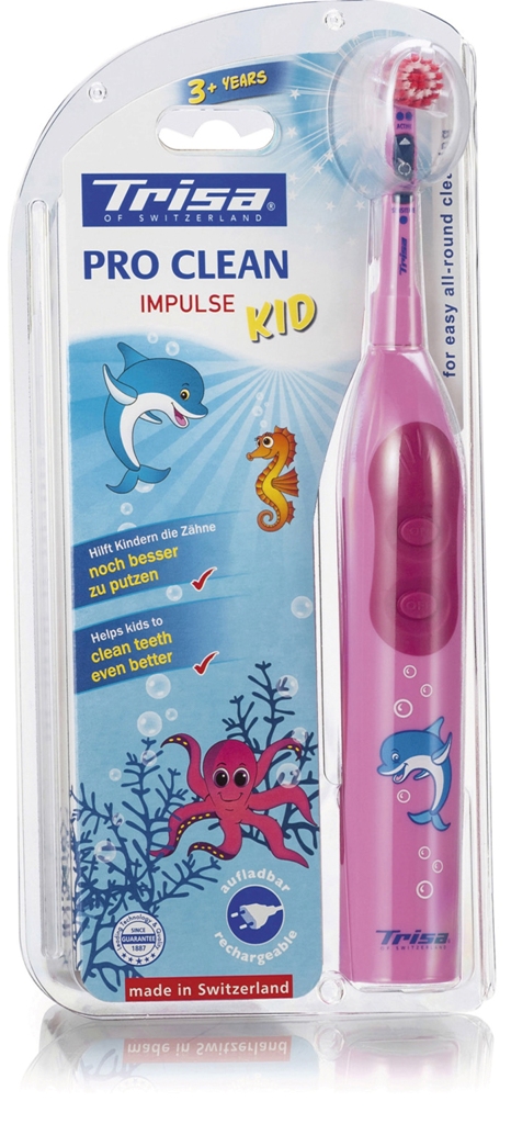 Электрическая зубная щетка Trisa Pro Clean Impulse Kid 4689.1210 (4204)