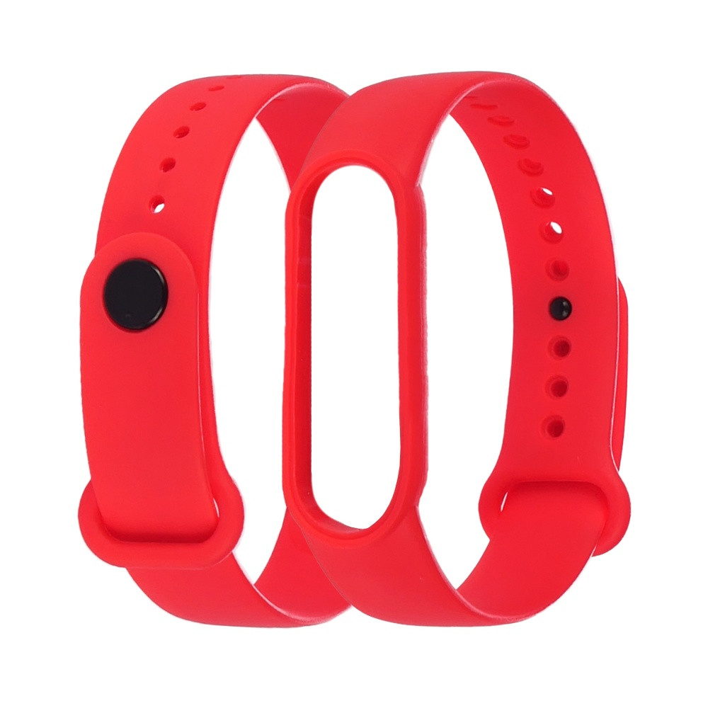 Ремешок силиконовый Anchor для Xiaomi Mi Band 5/ 6 Красный
