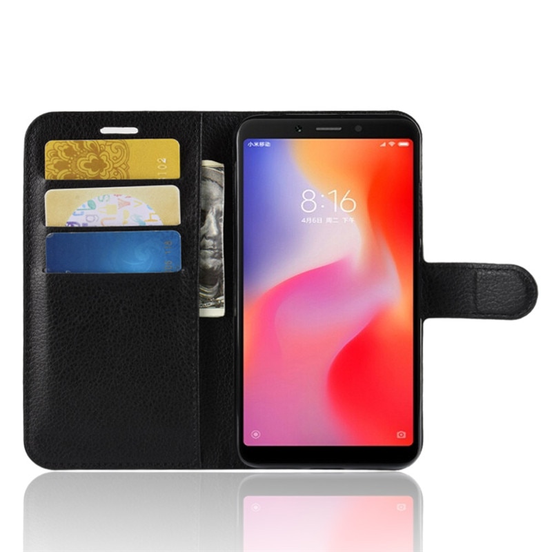 Чехол-книжка Litchie Wallet для Xiaomi Redmi 6A Black (lwbk0244)