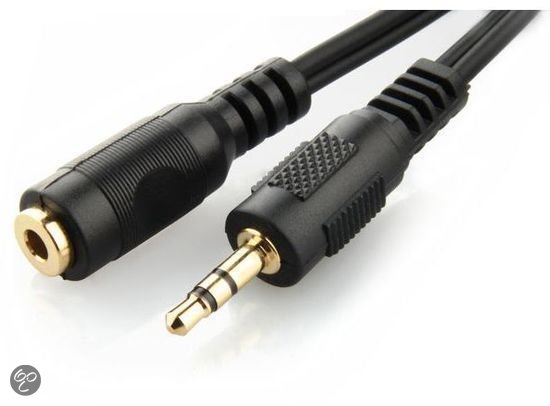 Аудіо-кабель Cablexpert (CCA-421S-5M) 3.5мм(M)-3.5мм(F), подовжувач, 5м, стерео