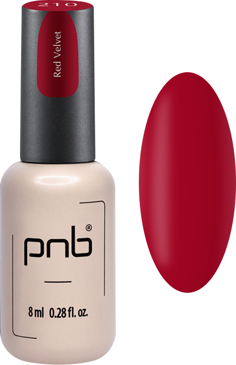 Гель-лак PNB 210 Червоний 8 мл (59578)