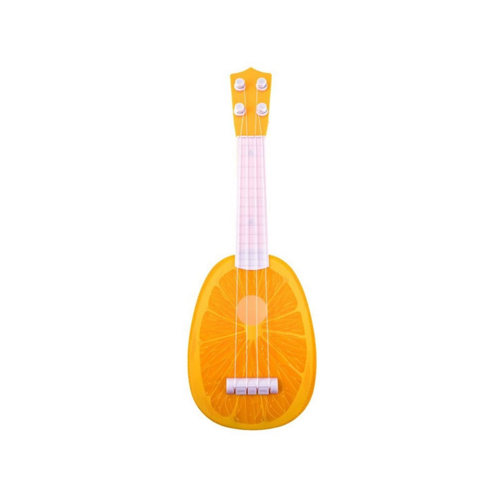 Гитара игрушечная Fan Wingda Toys 819-20 35 см пластик Апельсин