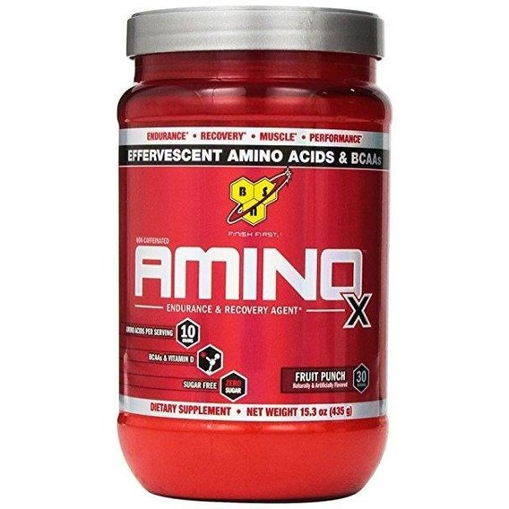 Аминокислота BCAA для спорта BSN Amino X 435 g /30 servings/ Fruit Punch